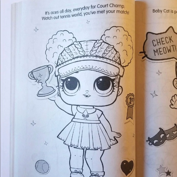 LOL SURPRISE DOLLS GIGANTIC COLORING ACTIVITY BOOK - Picture 5 of 8